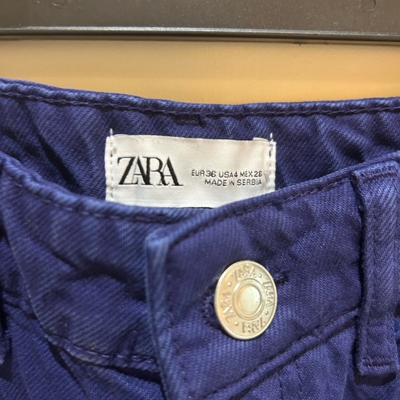 Dark purple/blue Zara jeans - Picture 4 of 4